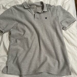 Aime Leon Dore Grey Crest Pique Polo. Size M
